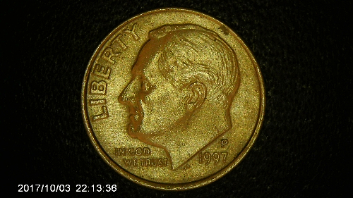 1997-P-Roosevelt-Dime-That-Appears-To-Have-A-Matte-Finish?